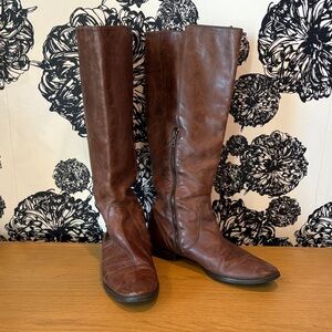 J. Crew Glenbrae leather riding boots in Maple, size 9